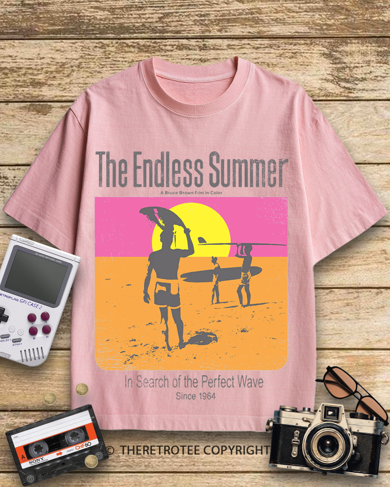TheRetroTee The Endless Summer 1960s Cotton T-Shirt