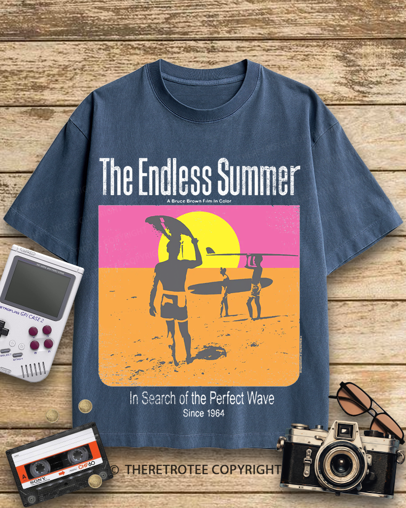 TheRetroTee The Endless Summer 1960s Cotton T-Shirt