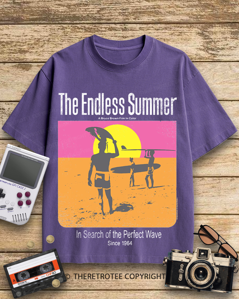 TheRetroTee The Endless Summer 1960s Cotton T-Shirt