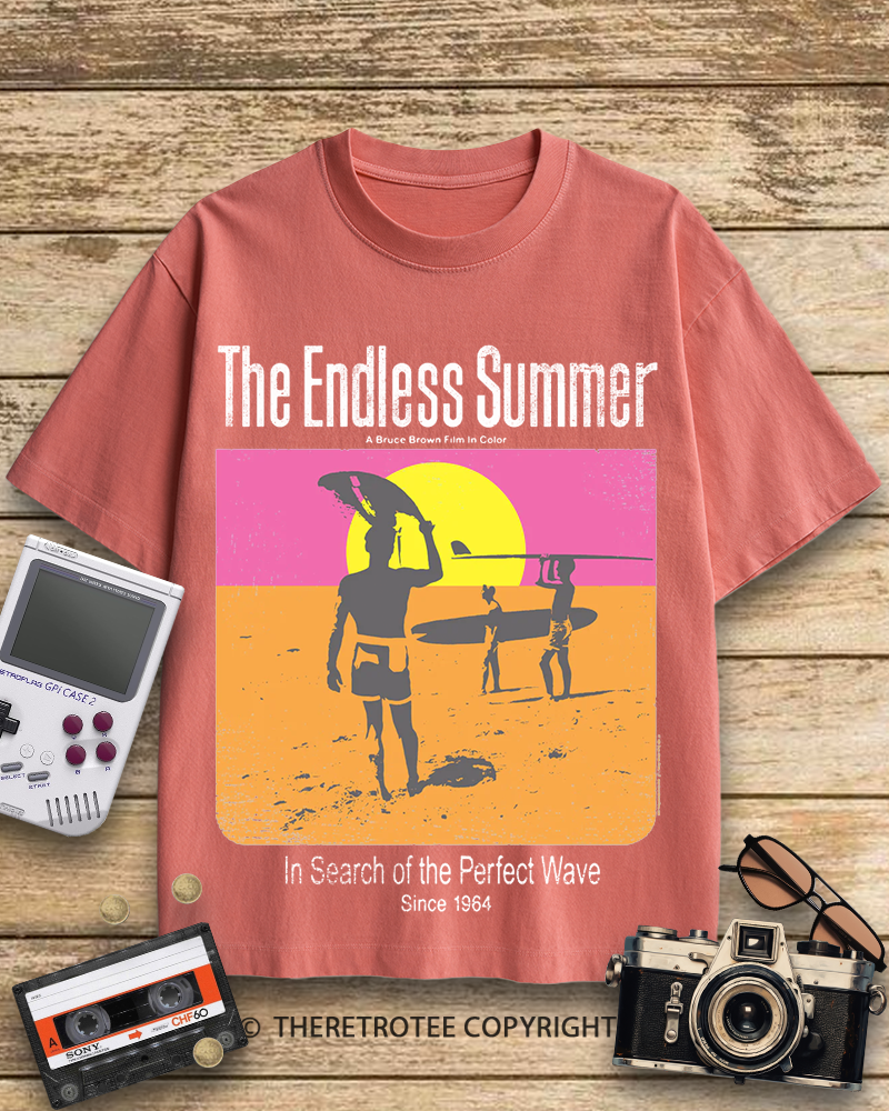 TheRetroTee The Endless Summer 1960s Cotton T-Shirt