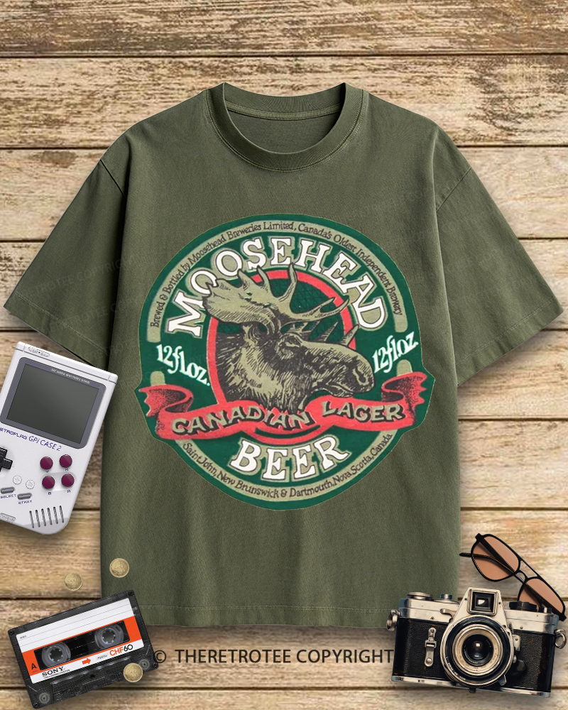 TheRetroTee Moosehead 1950s Cotton T-Shirt
