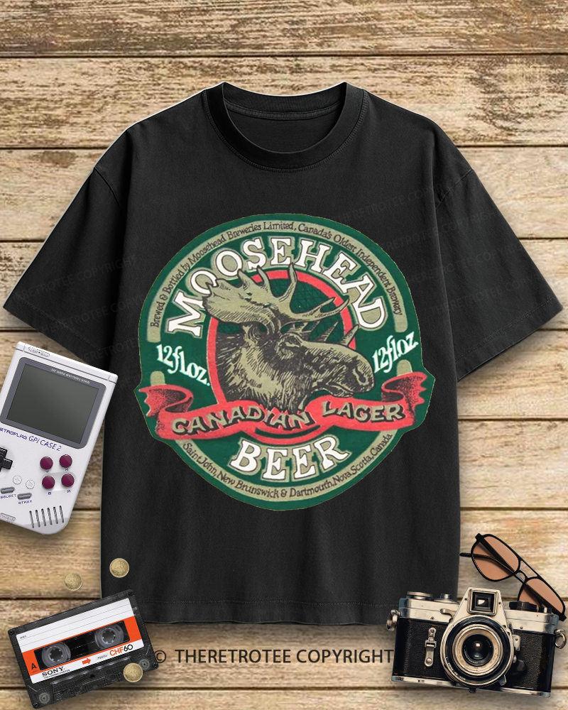 TheRetroTee Moosehead 1950s Cotton T-Shirt