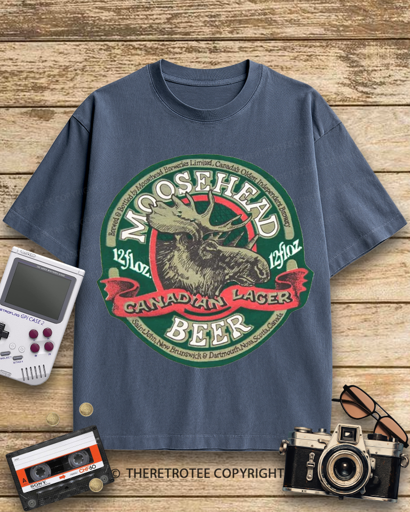 TheRetroTee Moosehead 1950s Cotton T-Shirt