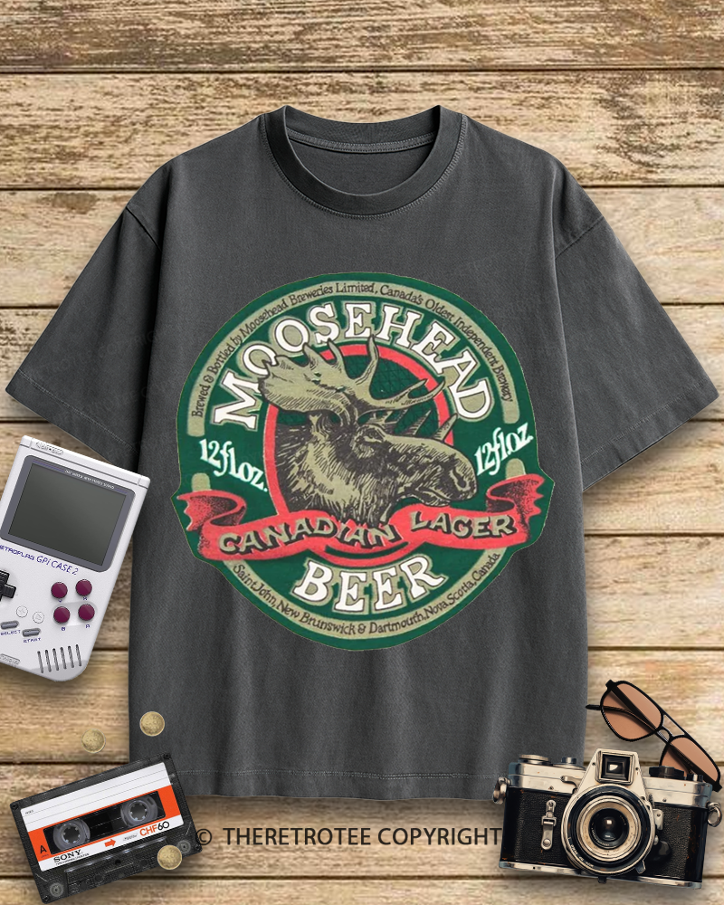 TheRetroTee Moosehead 1950s Cotton T-Shirt