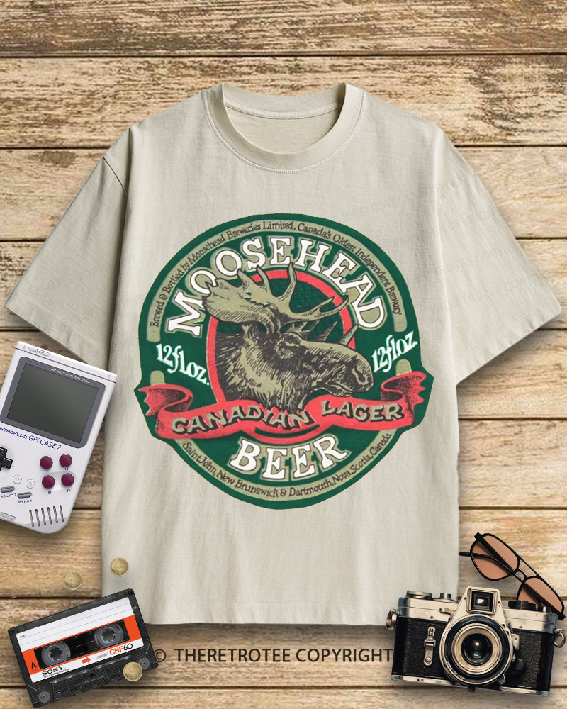 TheRetroTee Moosehead 1950s Cotton T-Shirt