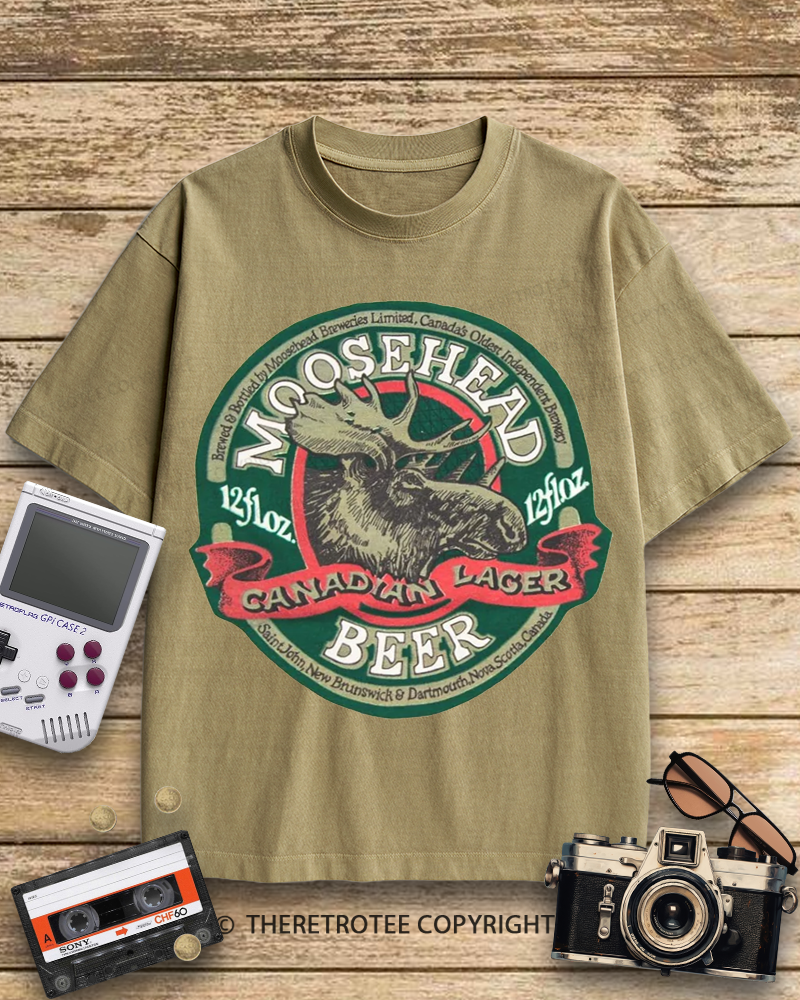 TheRetroTee Moosehead 1950s Cotton T-Shirt