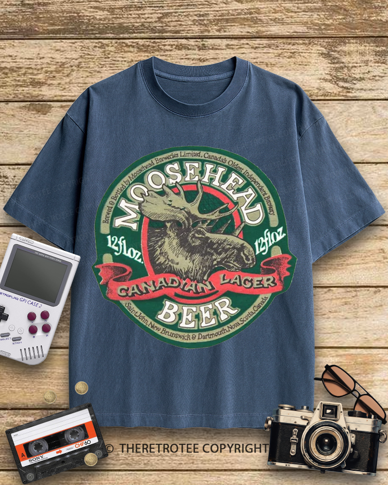 TheRetroTee Moosehead 1950s Cotton T-Shirt