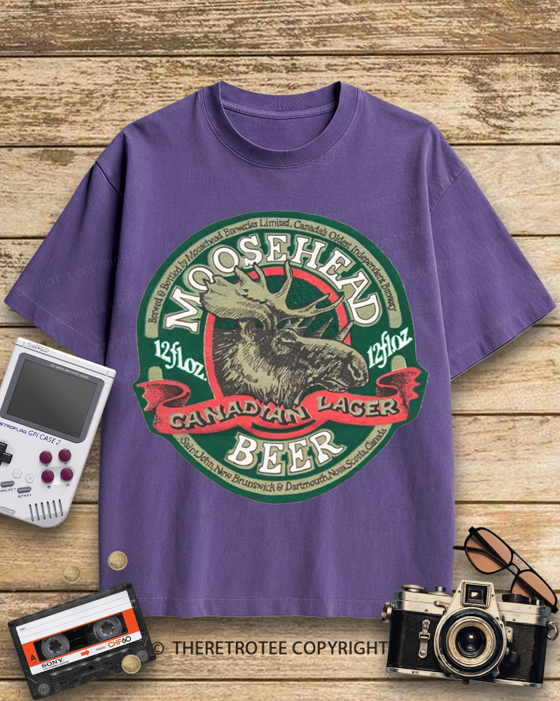 TheRetroTee Moosehead 1950s Cotton T-Shirt