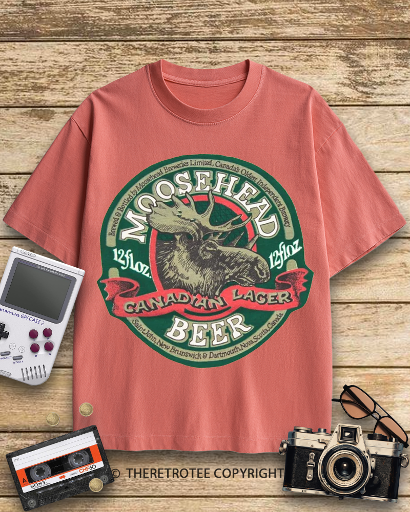 TheRetroTee Moosehead 1950s Cotton T-Shirt