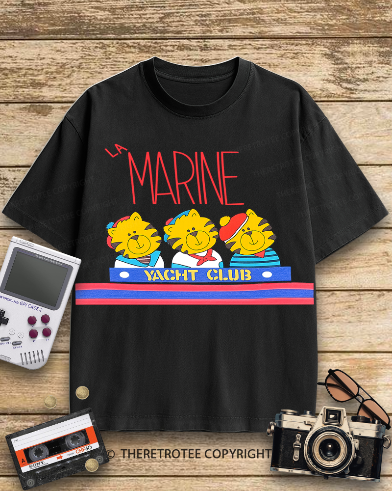 TheRetroTee 80s Kitty 1980s Cotton T-Shirt