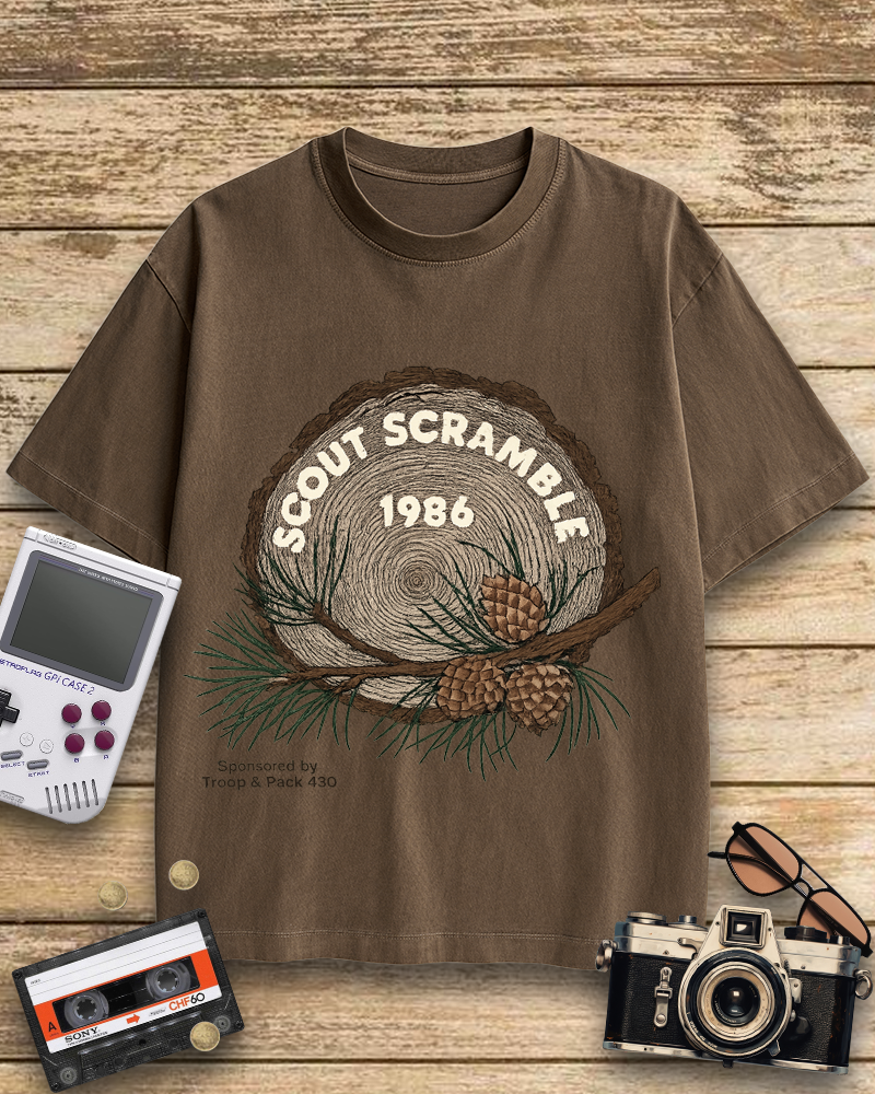 TheRetroTee Scout 1986 Cotton T-Shirt