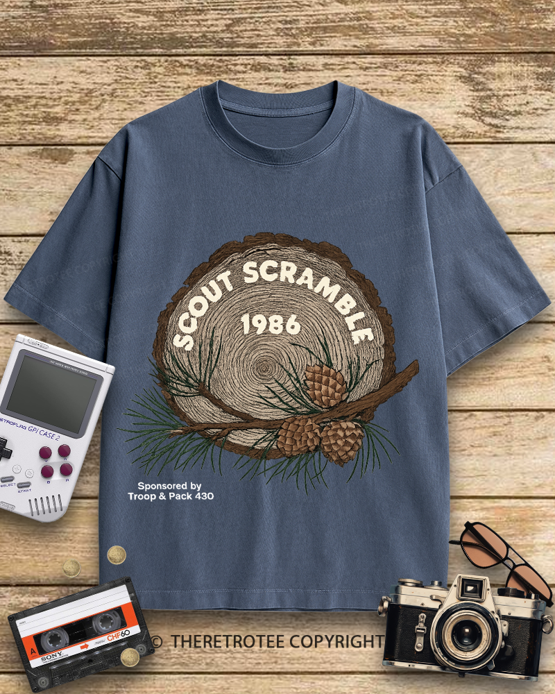 TheRetroTee Scout 1986 Cotton T-Shirt