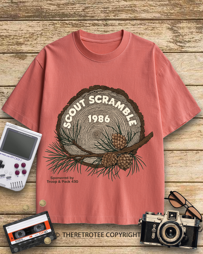 TheRetroTee Scout 1986 Cotton T-Shirt
