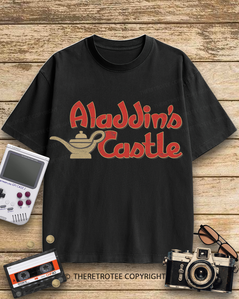 TheRetroTee Aladdin's Castle 1980s Cotton T-Shirt