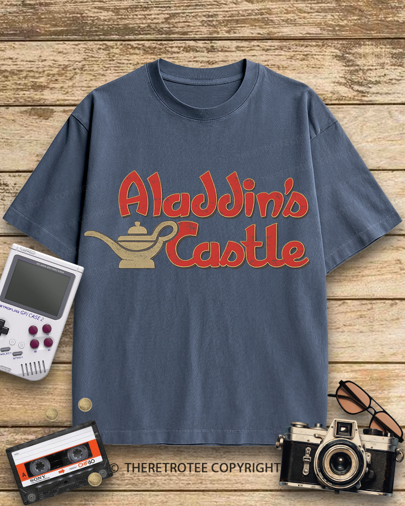 TheRetroTee Aladdin's Castle 1980s Cotton T-Shirt