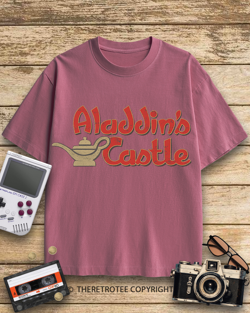 TheRetroTee Aladdin's Castle 1980s Cotton T-Shirt