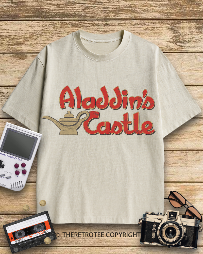 TheRetroTee Aladdin's Castle 1980s Cotton T-Shirt