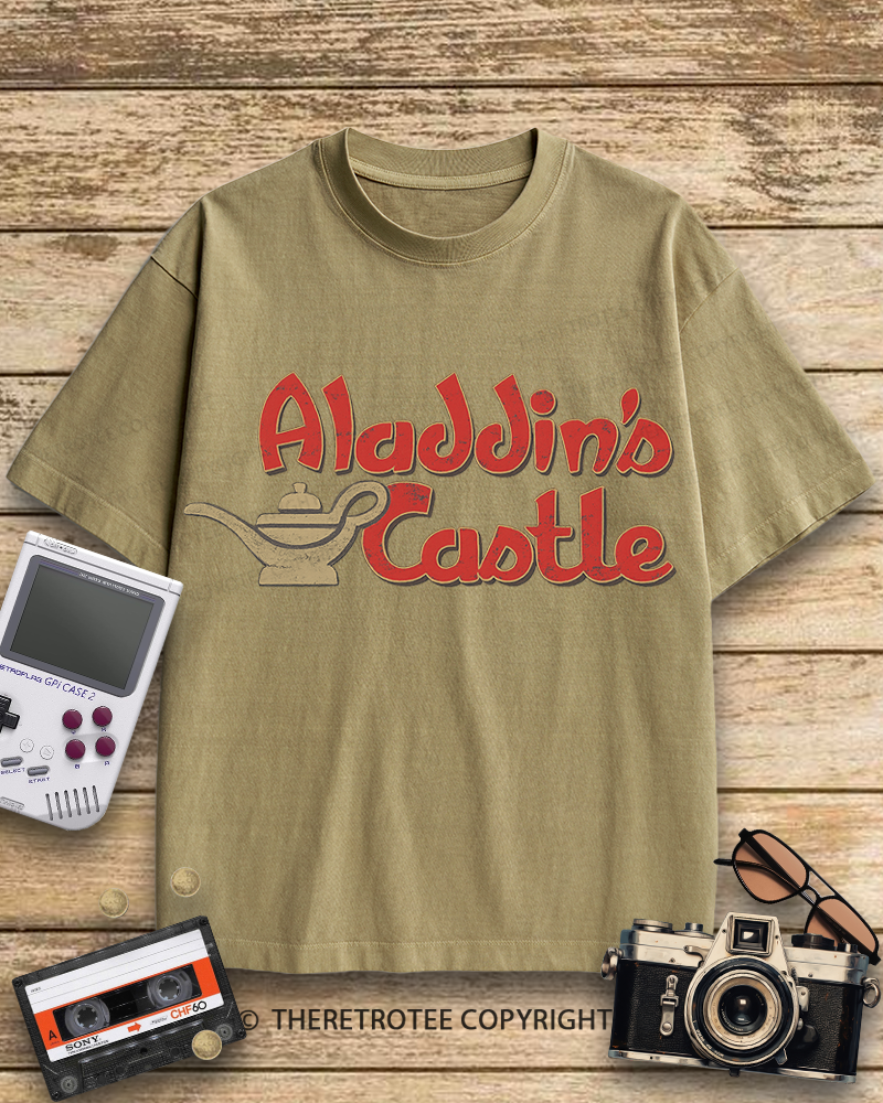TheRetroTee Aladdin's Castle 1980s Cotton T-Shirt