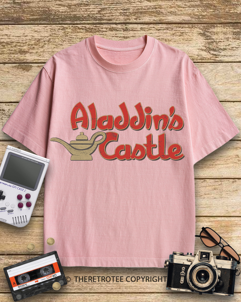 TheRetroTee Aladdin's Castle 1980s Cotton T-Shirt
