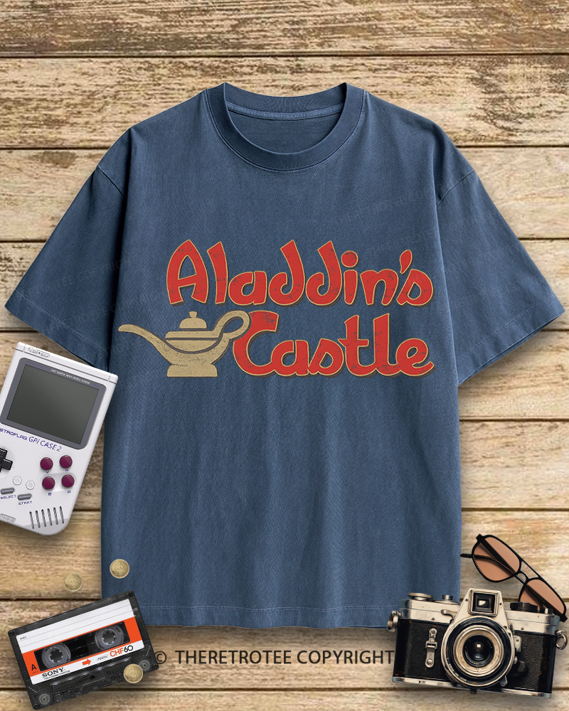 TheRetroTee Aladdin's Castle 1980s Cotton T-Shirt
