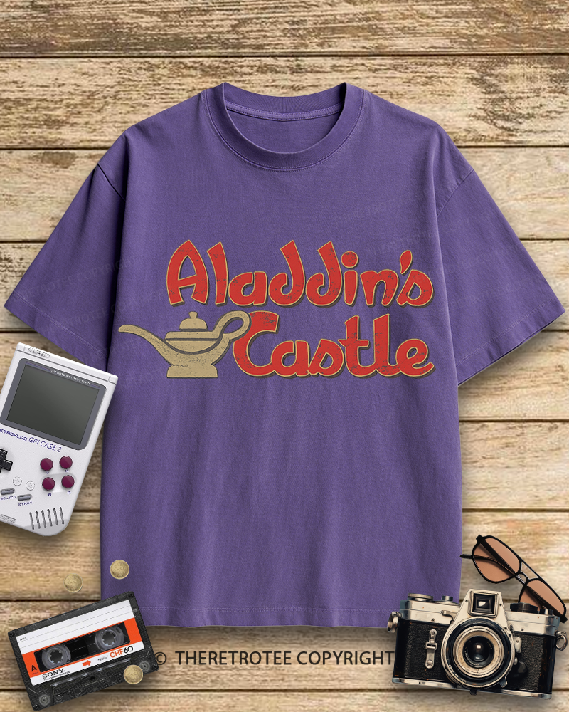 TheRetroTee Aladdin's Castle 1980s Cotton T-Shirt