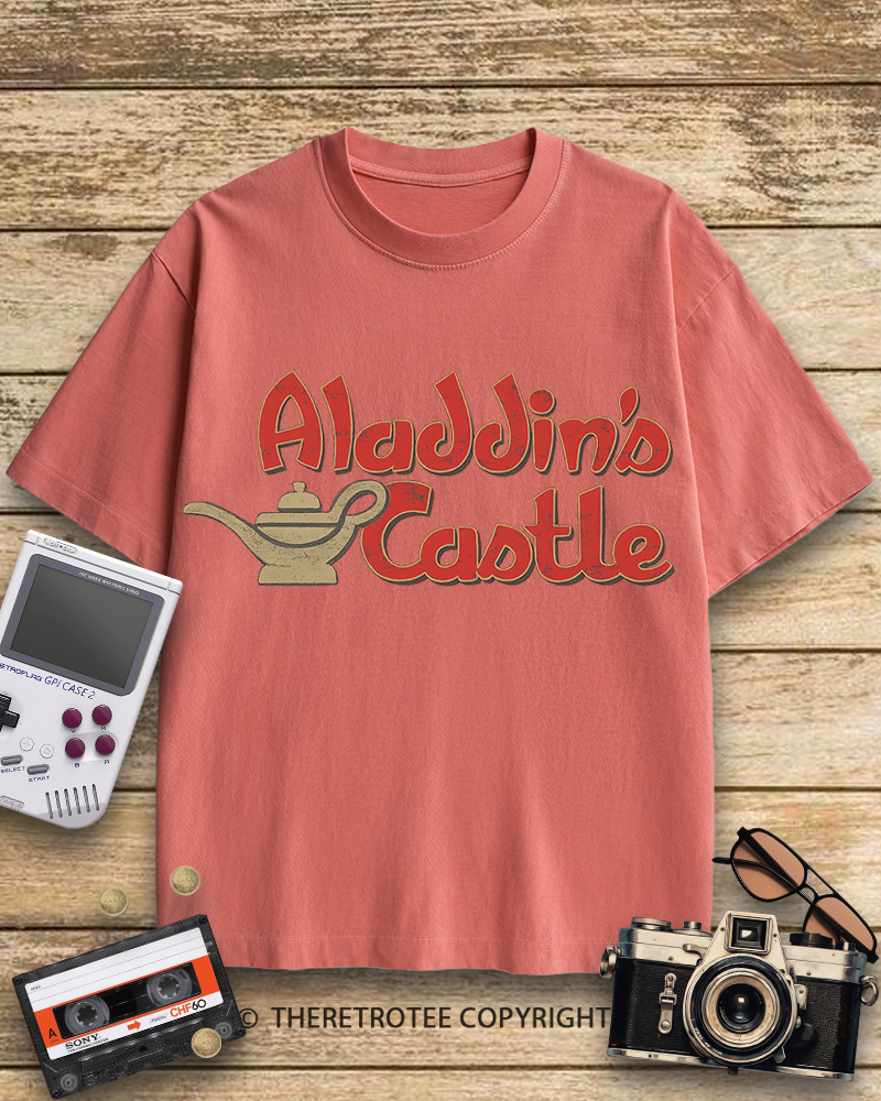 TheRetroTee Aladdin's Castle 1980s Cotton T-Shirt