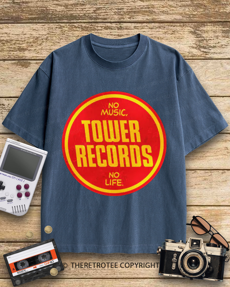 TheRetroTee Tower Records 1990s Cotton T-Shirt