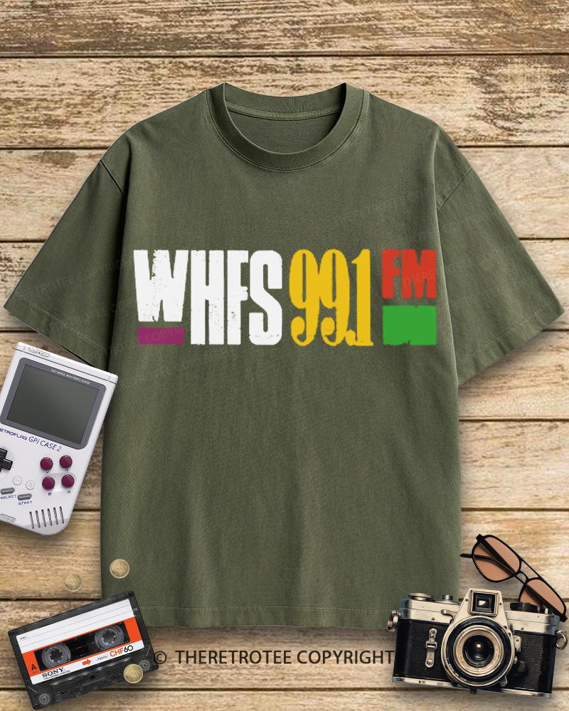 TheRetroTee WHFS 1980s Cotton T-Shirt