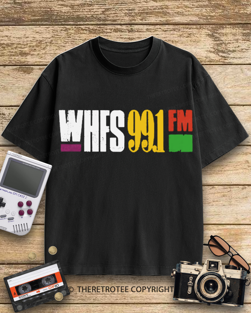 TheRetroTee WHFS 1980s Cotton T-Shirt