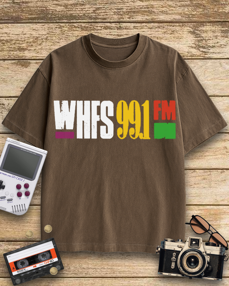 TheRetroTee WHFS 1980s Cotton T-Shirt