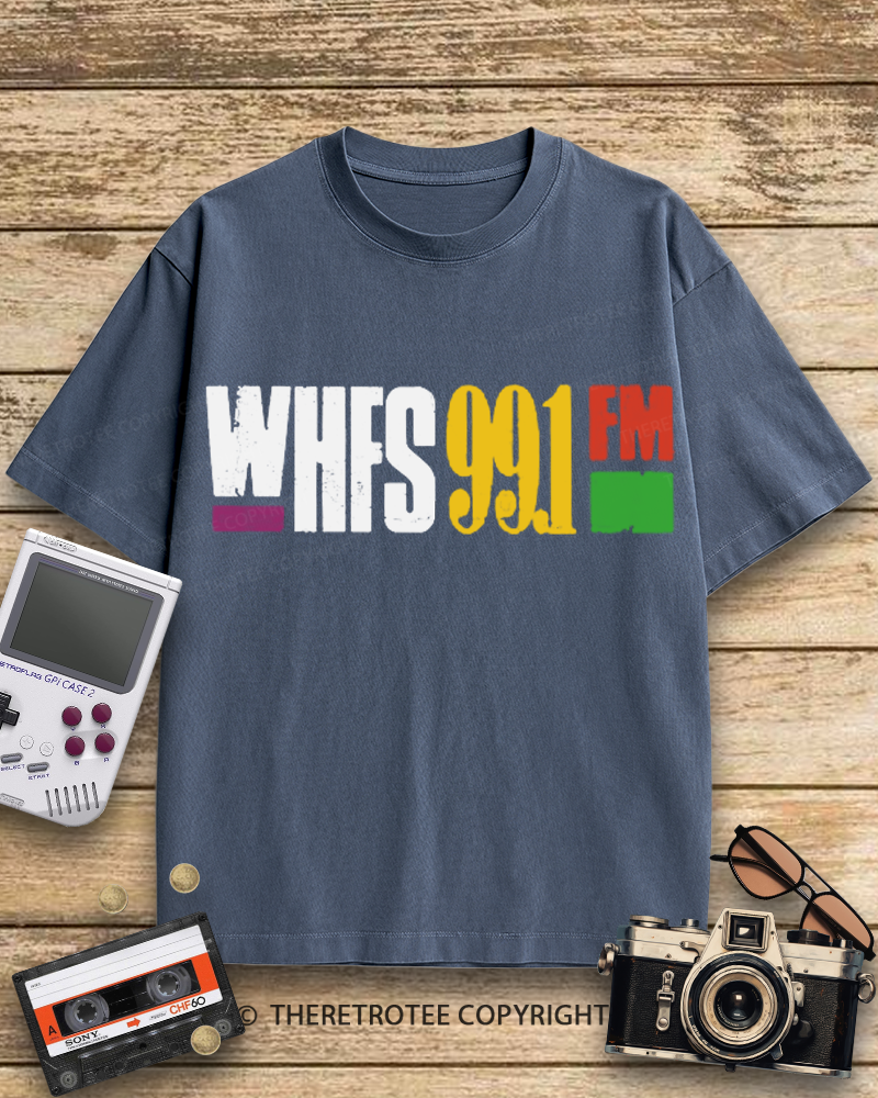 TheRetroTee WHFS 1980s Cotton T-Shirt