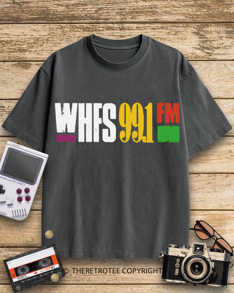 TheRetroTee WHFS 1980s Cotton T-Shirt