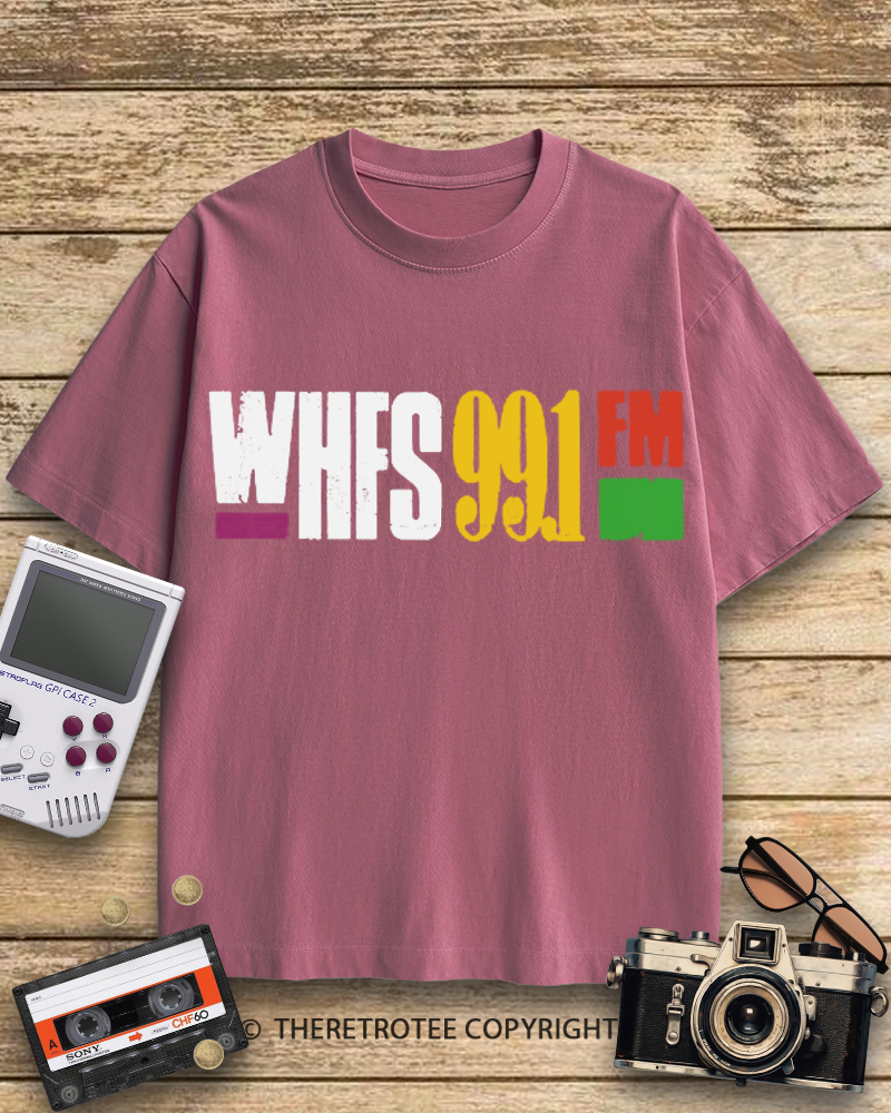 TheRetroTee WHFS 1980s Cotton T-Shirt