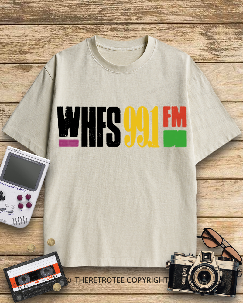 TheRetroTee WHFS 1980s Cotton T-Shirt