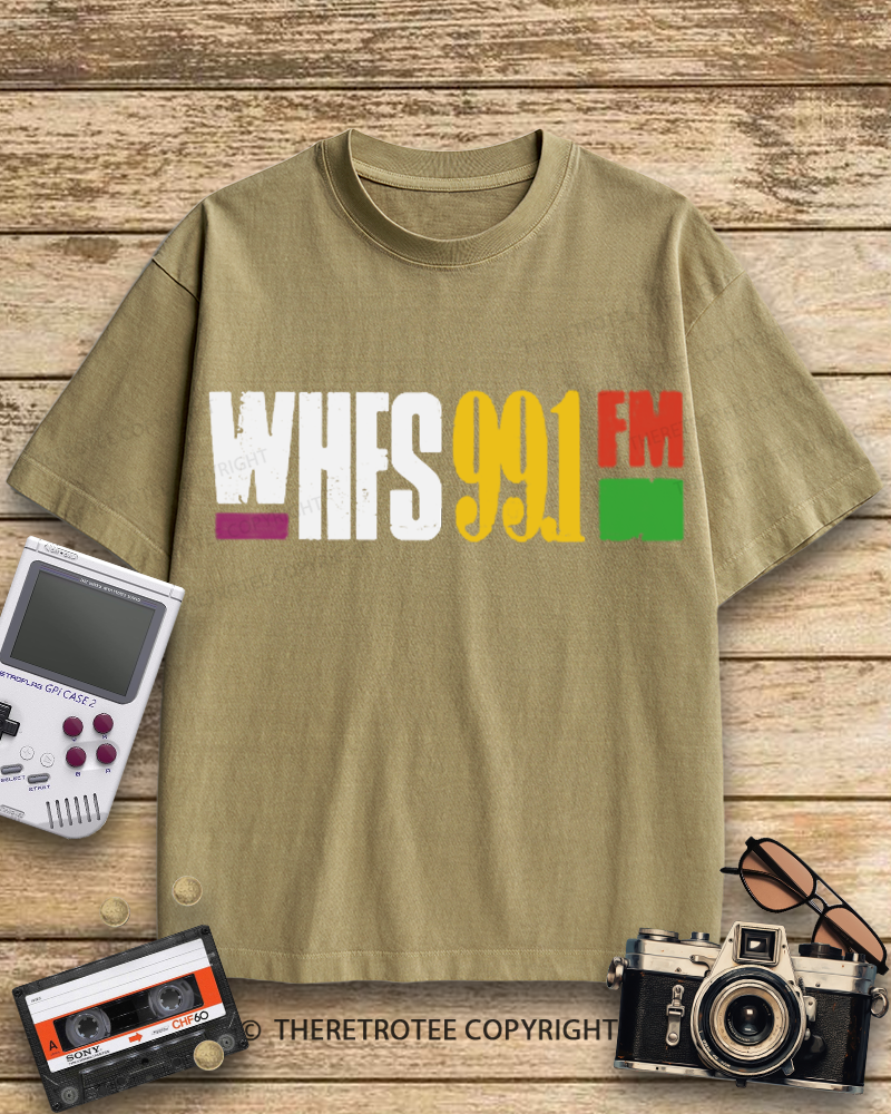 TheRetroTee WHFS 1980s Cotton T-Shirt