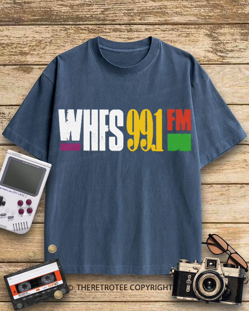 TheRetroTee WHFS 1980s Cotton T-Shirt