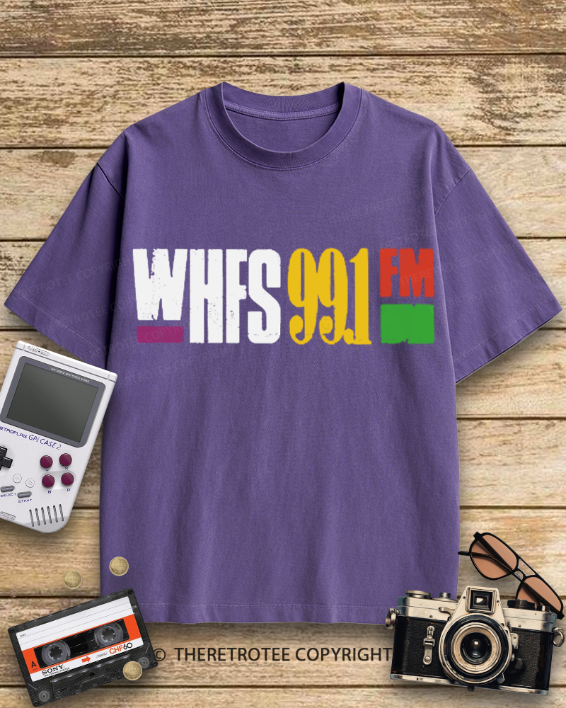 TheRetroTee WHFS 1980s Cotton T-Shirt