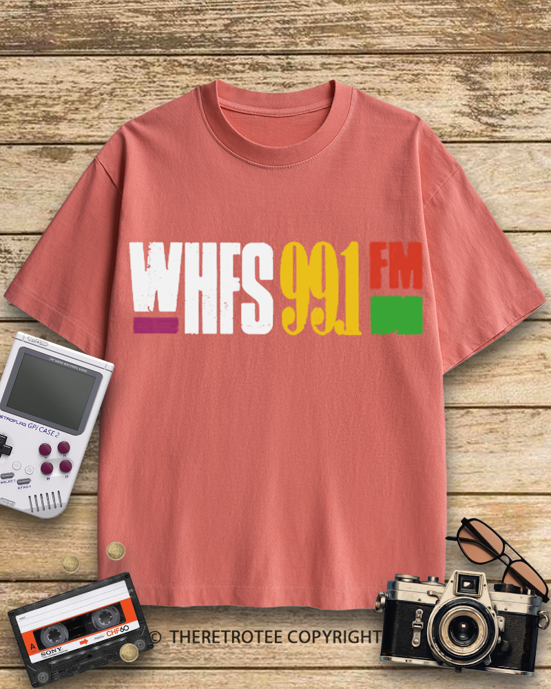 TheRetroTee WHFS 1980s Cotton T-Shirt