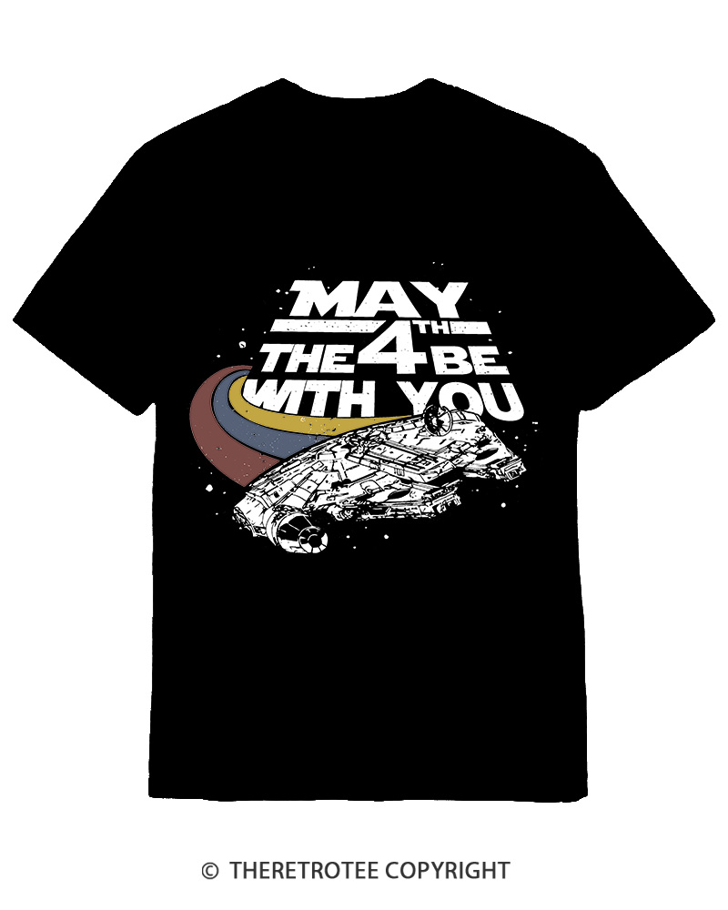 TheRetroTee Science Fiction Graphic 1980s Cotton T-Shirt