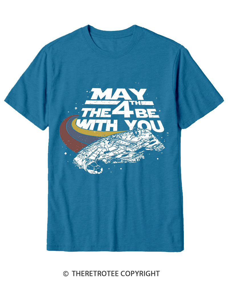 TheRetroTee Science Fiction Graphic 1980s Cotton T-Shirt