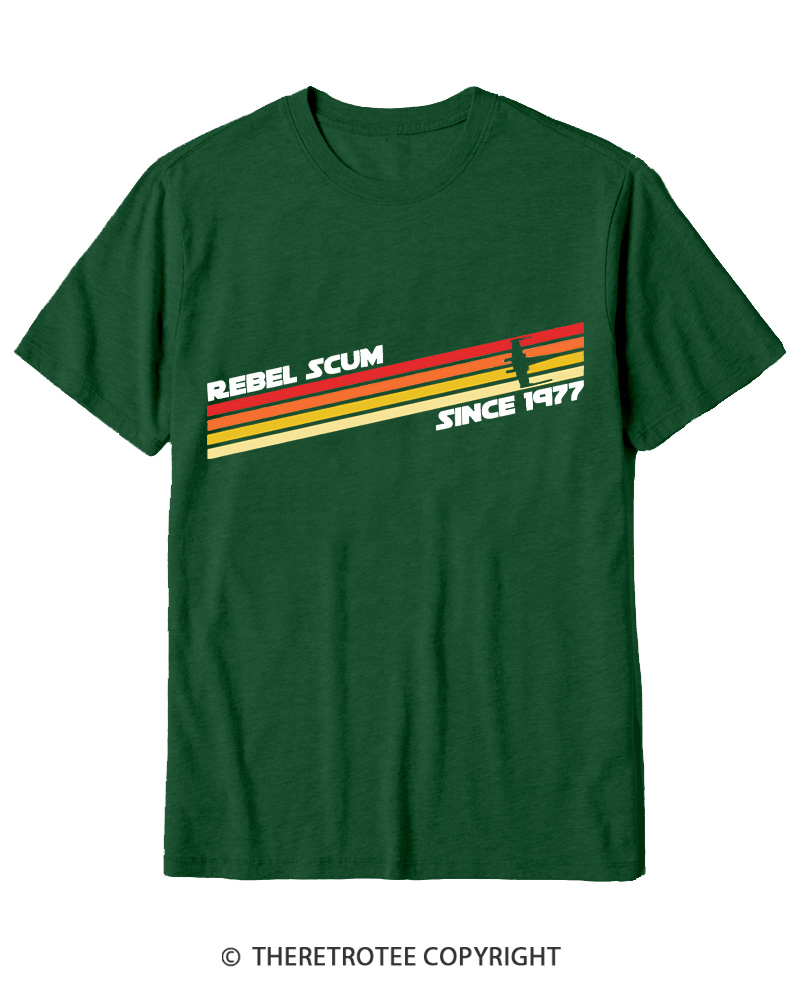 TheRetroTee 1977 Classic Stripes Since 1970s Cotton T-Shirt