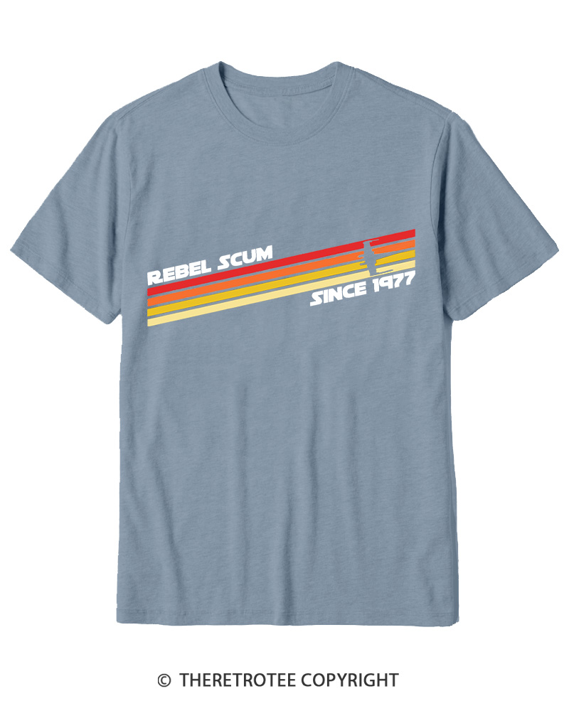TheRetroTee 1977 Classic Stripes Since 1970s Cotton T-Shirt