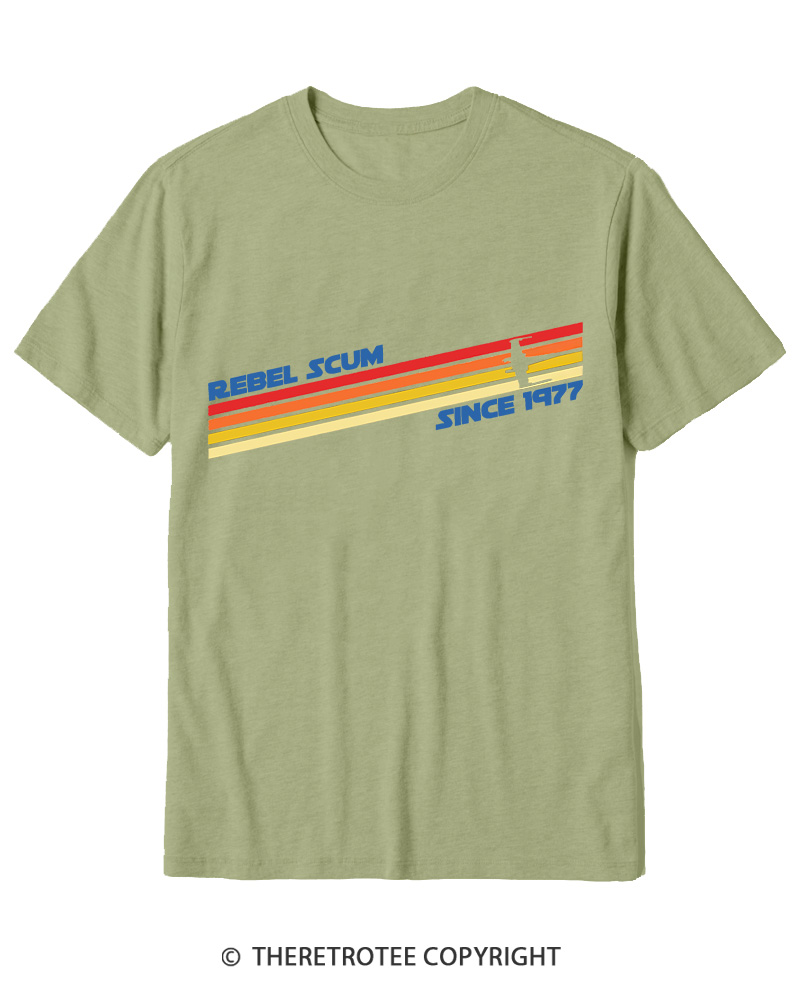 TheRetroTee 1977 Classic Stripes Since 1970s Cotton T-Shirt