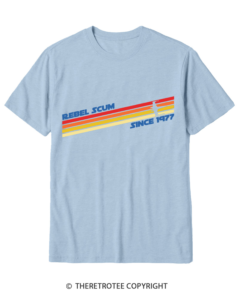 TheRetroTee 1977 Classic Stripes Since 1970s Cotton T-Shirt