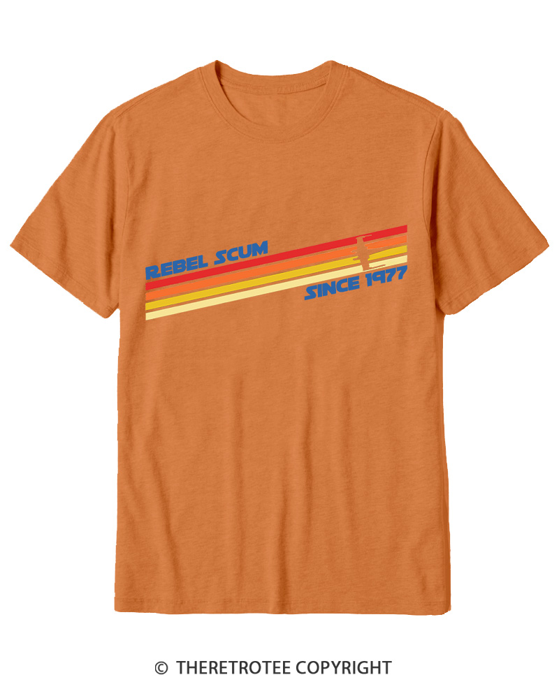 TheRetroTee 1977 Classic Stripes Since 1970s Cotton T-Shirt