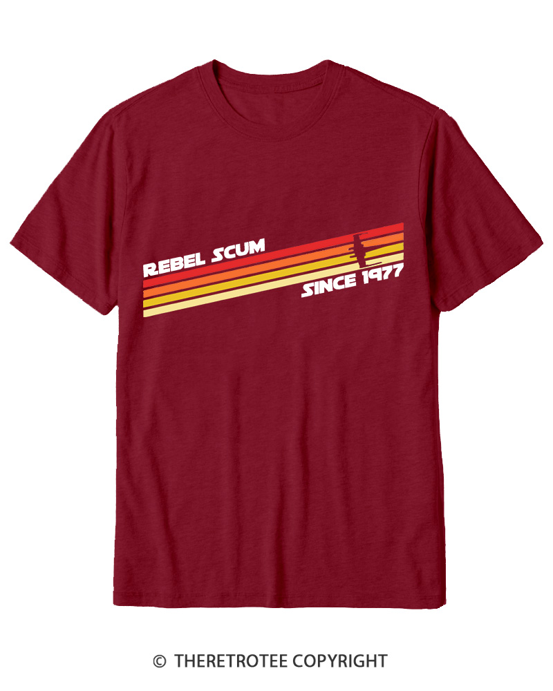 TheRetroTee 1977 Classic Stripes Since 1970s Cotton T-Shirt