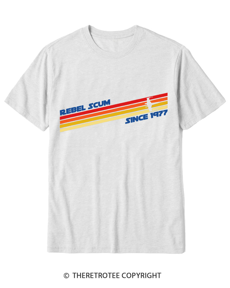 TheRetroTee 1977 Classic Stripes Since 1970s Cotton T-Shirt