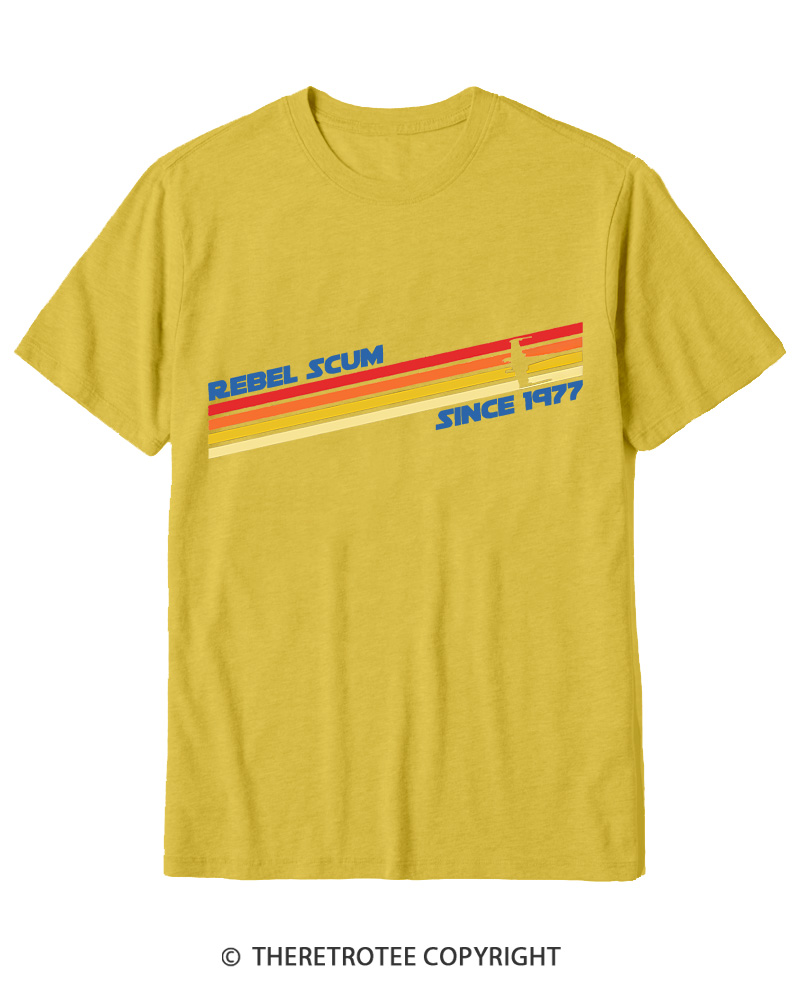 TheRetroTee 1977 Classic Stripes Since 1970s Cotton T-Shirt