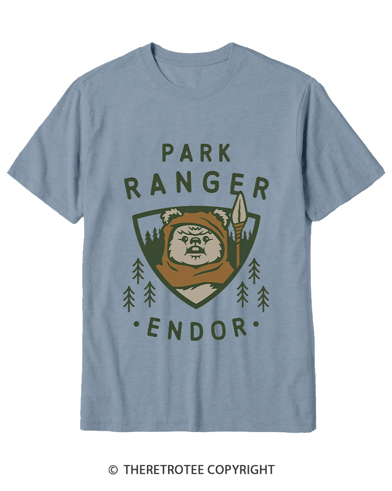 TheRetroTee Park Ranger 1980s Cotton T-Shirt