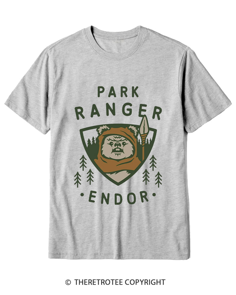 TheRetroTee Park Ranger 1980s Cotton T-Shirt
